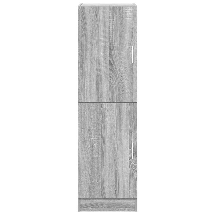 Armoire de cuisine sonoma gris 38x41,5x131,5 cm bois ingénierie - Photo n°4