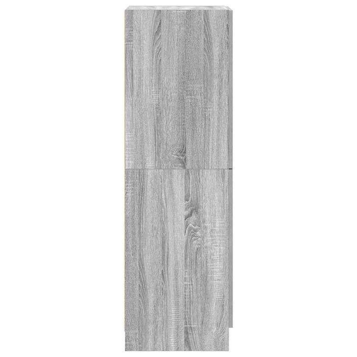 Armoire de cuisine sonoma gris 38x41,5x131,5 cm bois ingénierie - Photo n°6