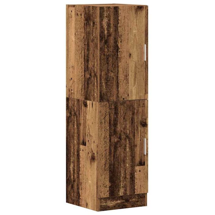 Armoire de cuisine vieux bois 38x41,5x131,5 cm bois ingénierie - Photo n°2