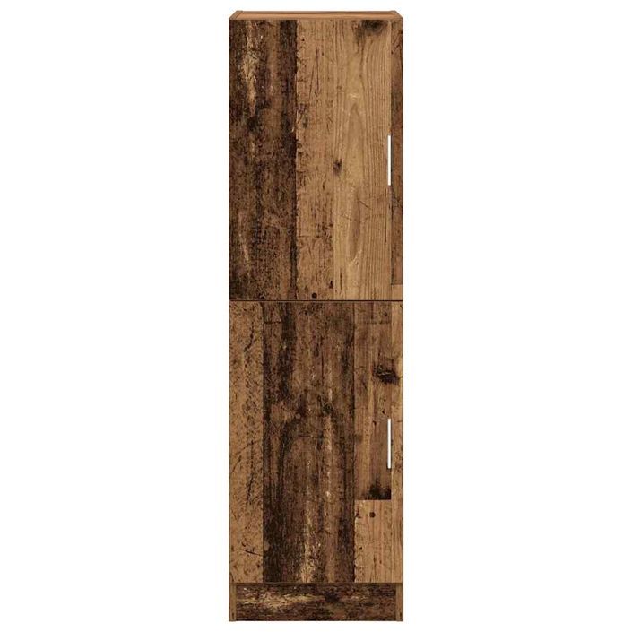 Armoire de cuisine vieux bois 38x41,5x131,5 cm bois ingénierie - Photo n°4