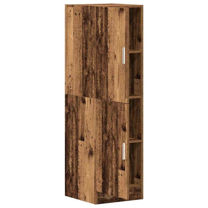 Armoire de cuisine vieux bois 38x41,5x131,5 cm bois ingénierie - Photo n°5