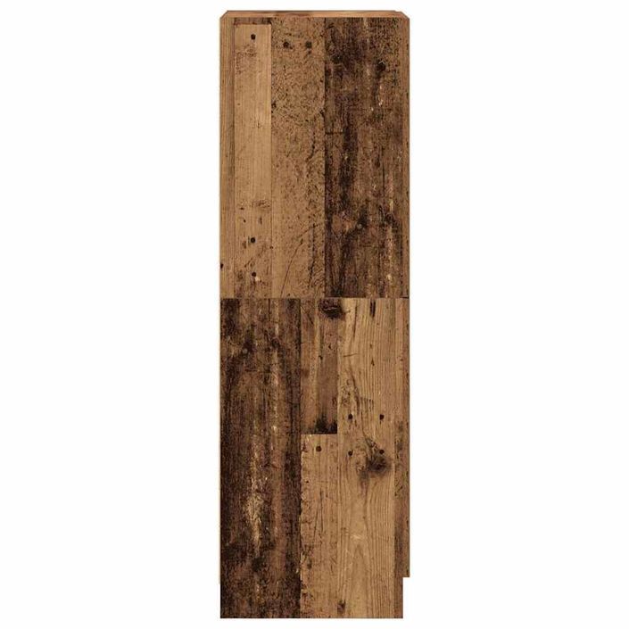 Armoire de cuisine vieux bois 38x41,5x131,5 cm bois ingénierie - Photo n°6