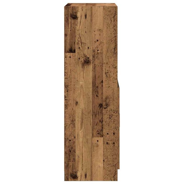 Armoire de cuisine vieux bois 57x41,5x131,5 cm bois ingénierie - Photo n°6