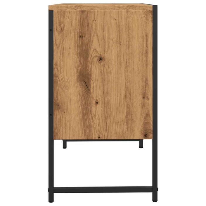 Armoire de lavabo de salle de bain chêne artisanal 65x33x60 cm - Photo n°6