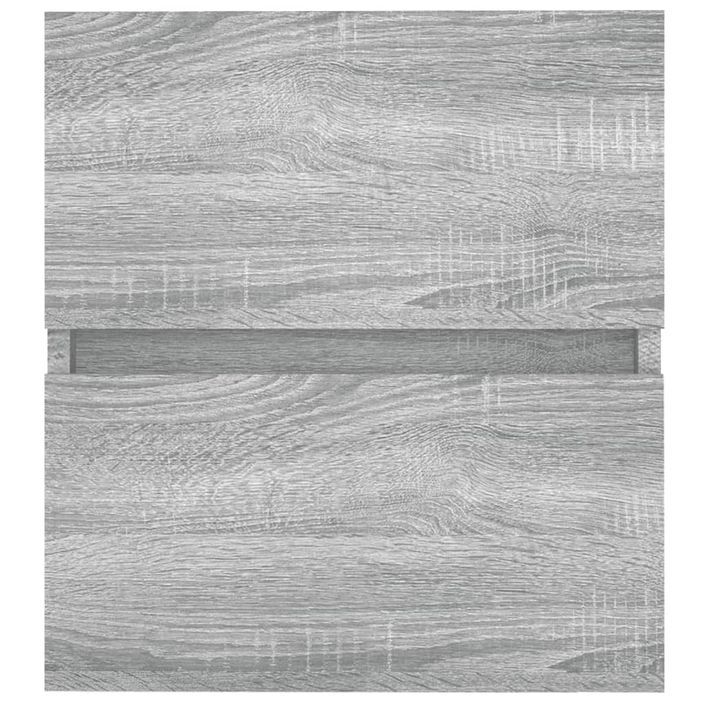 Armoire de lavabo Sonoma gris 41x38,5x45 cm Bois d'ingénierie - Photo n°5