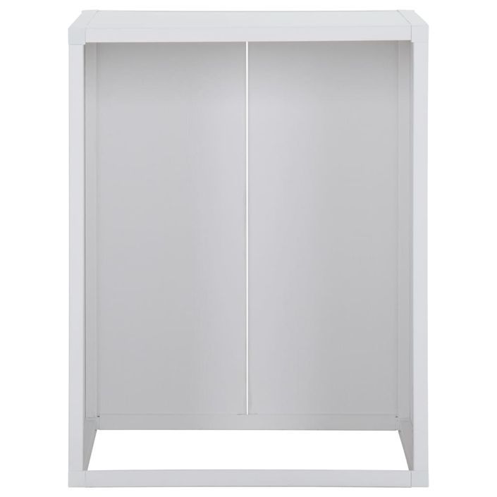 Armoire de machine à laver Blanc 68,5x64,5x88 cm PVC - Photo n°6