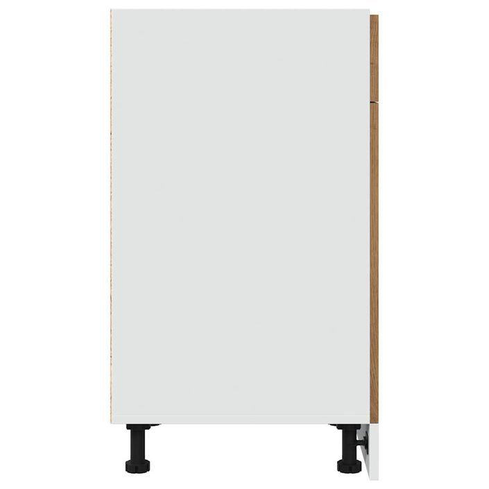 Armoire de plancher à tiroir chêne artisanal 40x46x81,5 cm - Photo n°5