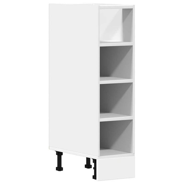 Armoire de plancher blanc 20x44,5x81,5 cm bois d'ingénierie - Photo n°2