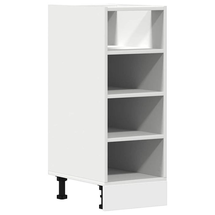 Armoire de plancher blanc 30x44,5x81,5 cm bois d'ingénierie - Photo n°2