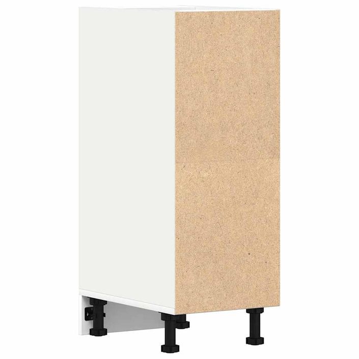 Armoire de plancher blanc 30x44,5x81,5 cm bois d'ingénierie - Photo n°6