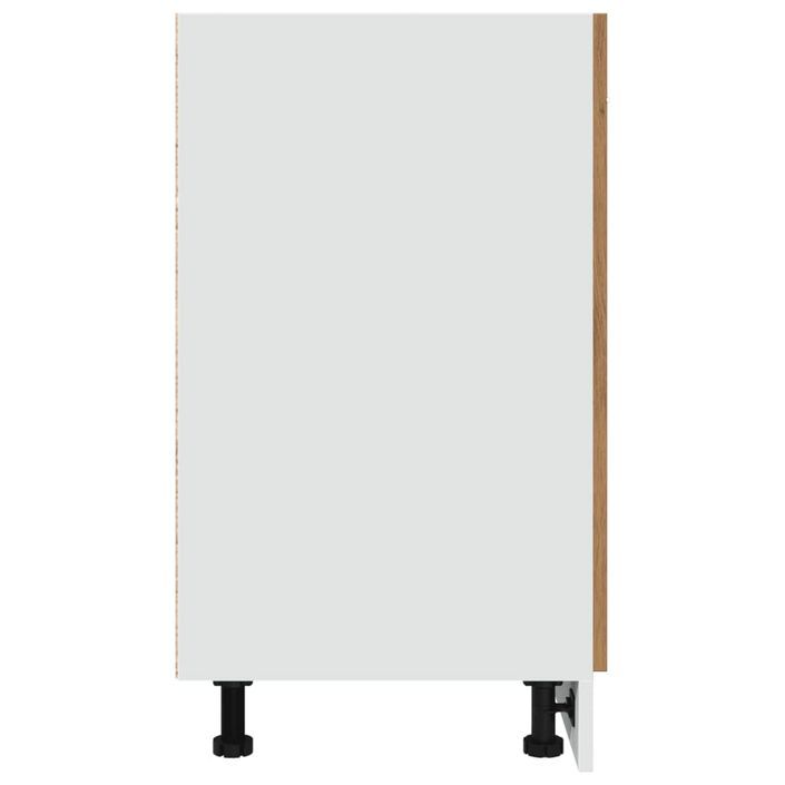 Armoire de plancher chêne artisanal 60x46x81,5 cm - Photo n°6