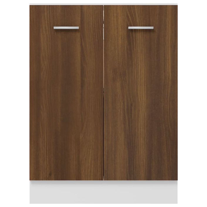 Armoire de plancher Chêne marron 60x46x81,5cm Bois d'ingénierie - Photo n°5