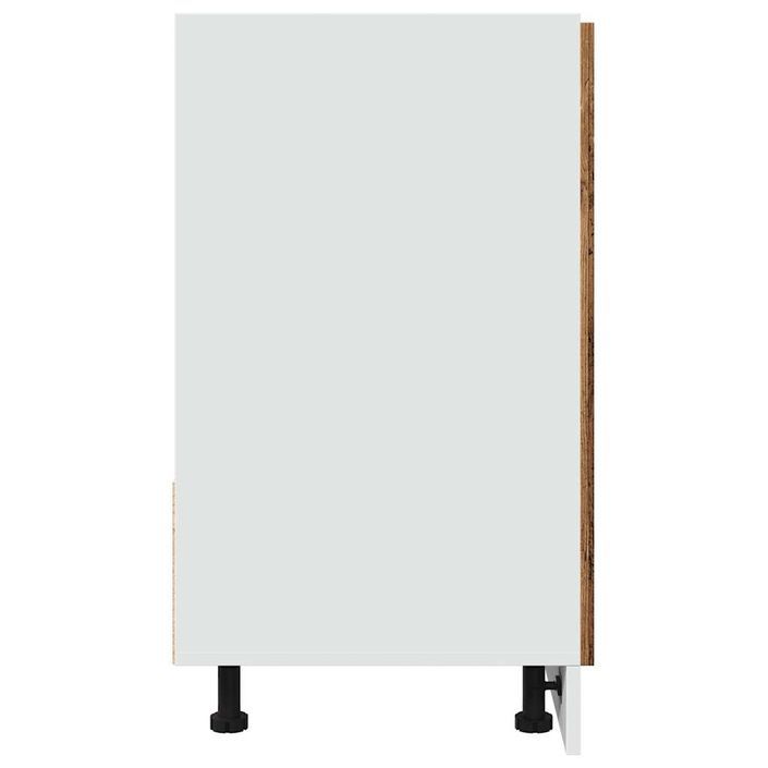 Armoire de plancher d'évier vieux bois 80x46x81,5 cm - Photo n°6