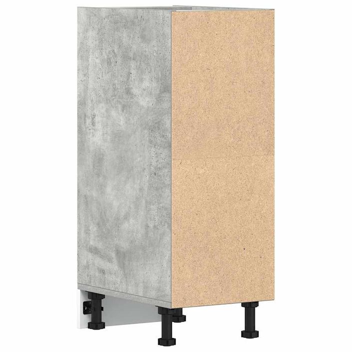 Armoire de plancher gris béton 30x44,5x81,5cm bois d’ingénierie - Photo n°6