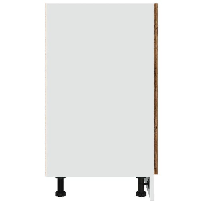 Armoire de plancher vieux bois 60x46x81,5 cm bois d'ingénierie - Photo n°6