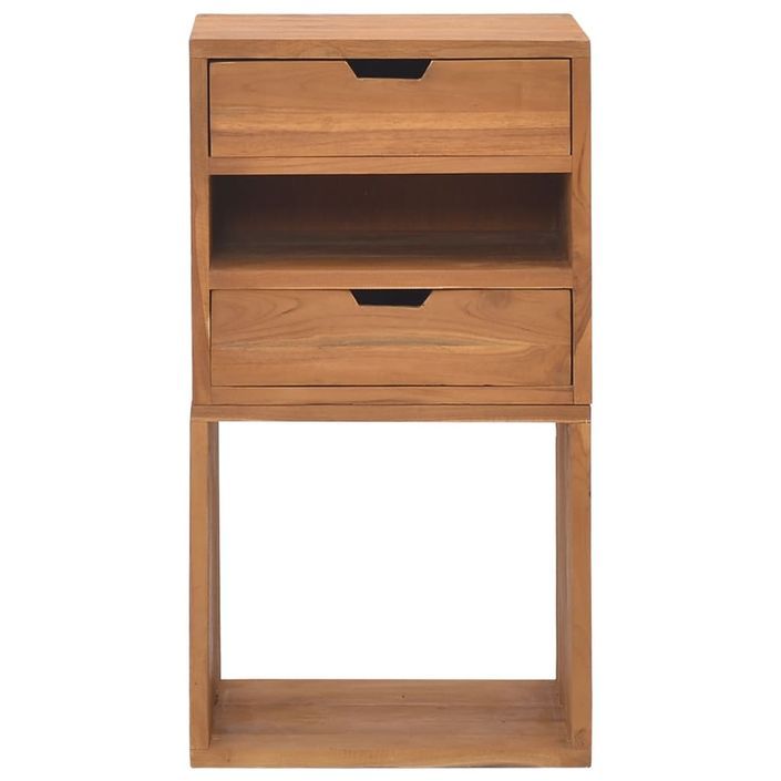 Armoire de rangement 40x30x76 cm Bois de teck massif - Photo n°3