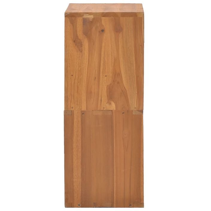 Armoire de rangement 40x30x76 cm Bois de teck massif - Photo n°4