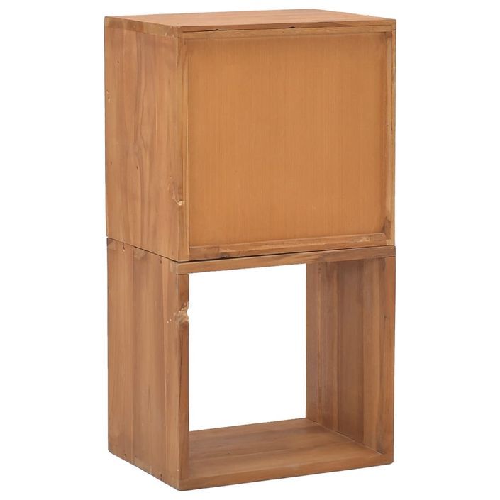 Armoire de rangement 40x30x76 cm Bois de teck massif - Photo n°5