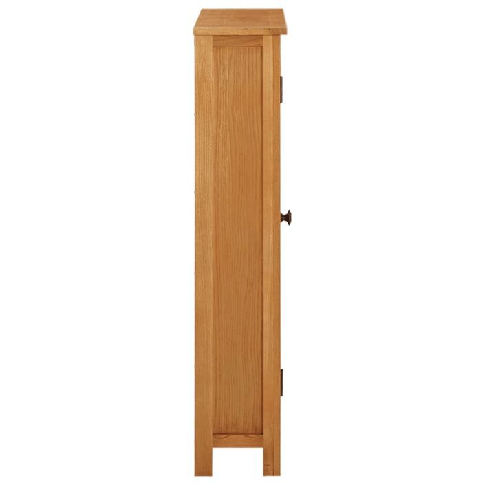 Armoire de rangement 50x22x110 cm Bois de chêne massif - Photo n°4