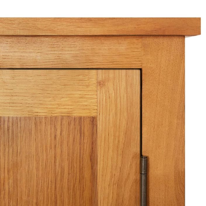 Armoire de rangement 50x22x110 cm Bois de chêne massif - Photo n°8