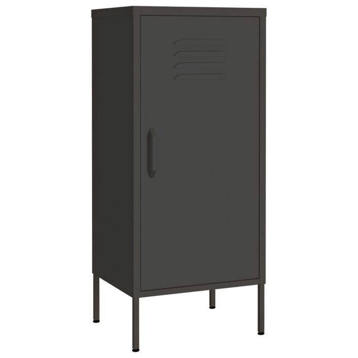 Armoire de rangement Anthracite 42,5x35x101,5 cm Acier - Photo n°1