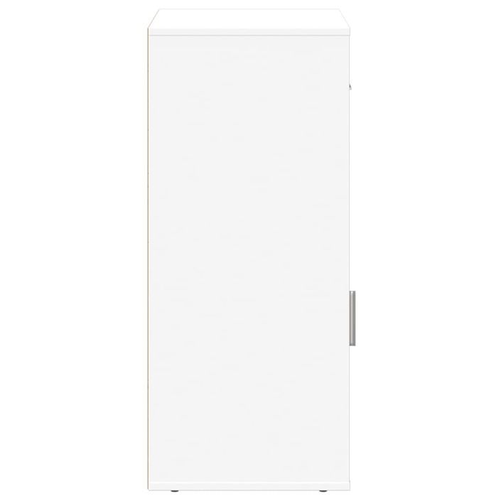 Armoire de rangement blanc 56,5x39x90 cm bois d'ingénierie - Photo n°6