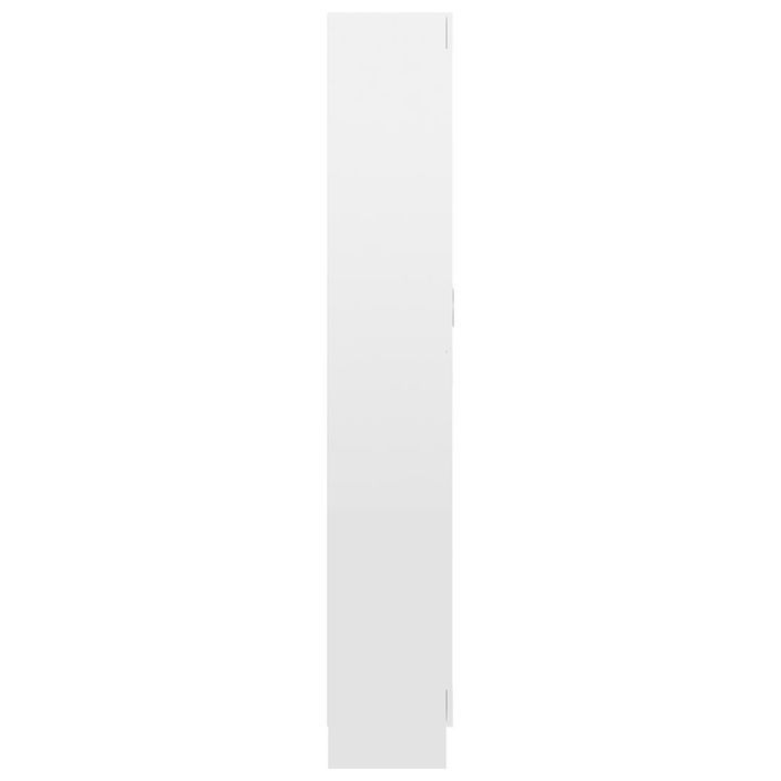 Armoire de rangement Blanc brillant 82,5x30,5x185,5 cm - Photo n°7