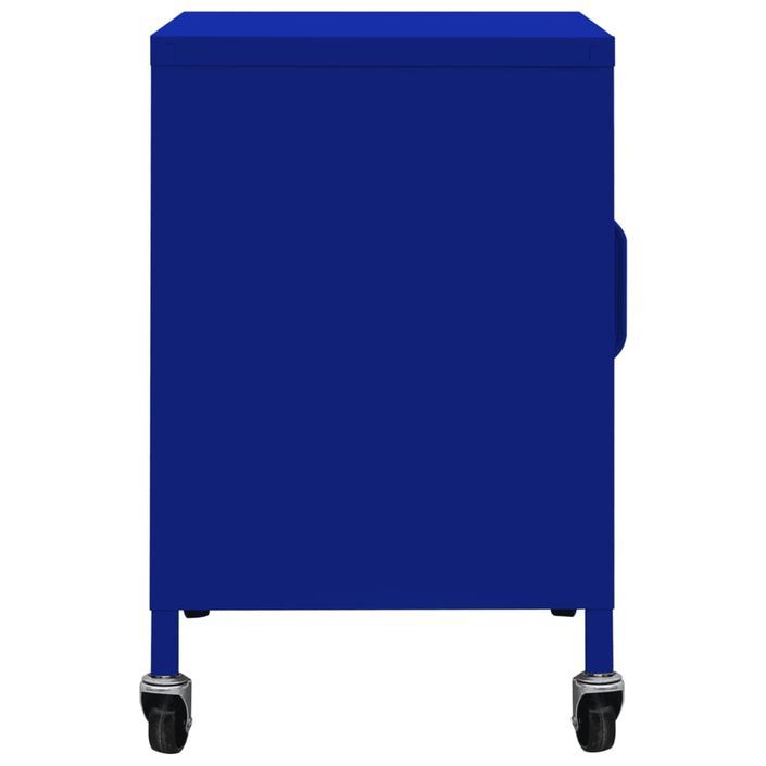 Armoire de rangement Bleu marine 60x35x49 cm Acier - Photo n°4