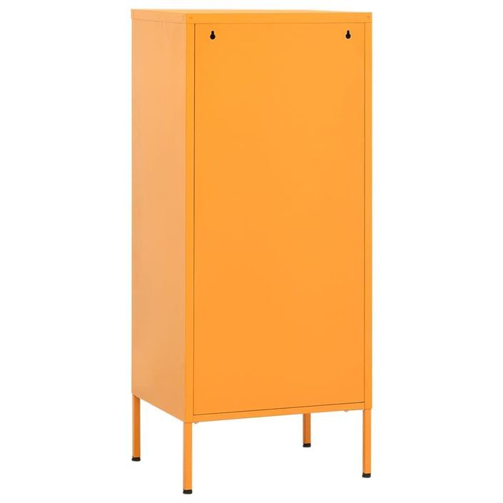 Armoire de rangement Jaune moutarde 42,5x35x101,5 cm Acier 2 - Photo n°5