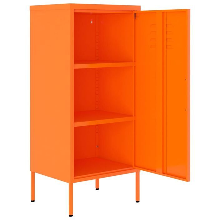 Armoire de rangement Orange 42,5x35x101,5 cm Acier 2 - Photo n°6