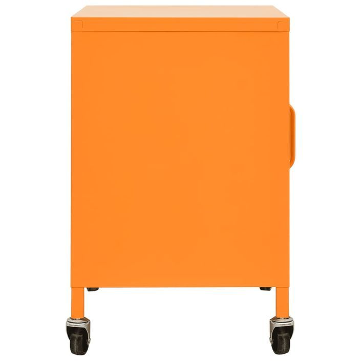 Armoire de rangement Orange 60x35x49 cm Acier - Photo n°3