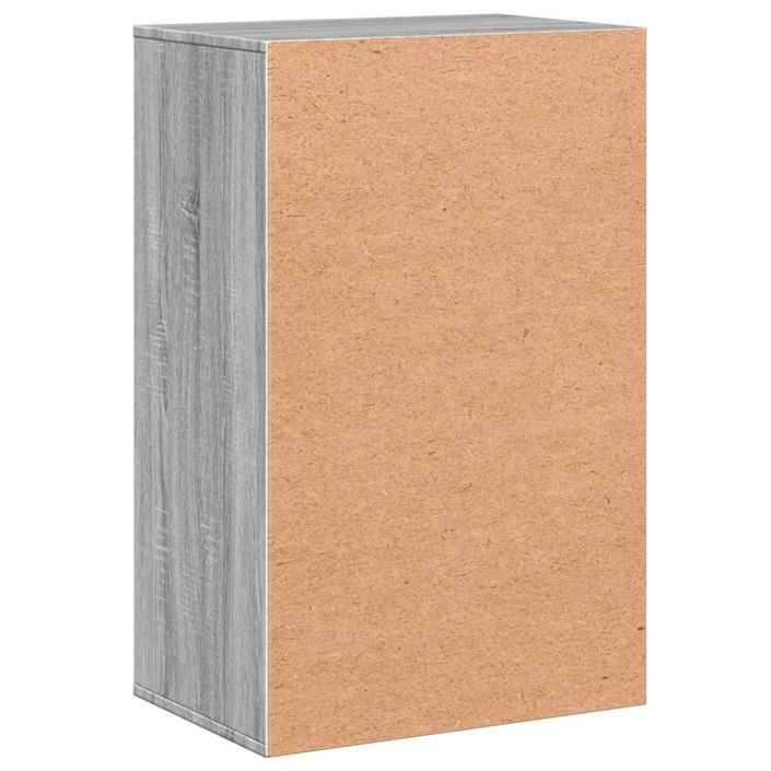 Armoire de rangement sonoma gris 56,5x39x90 cm bois ingénierie - Photo n°7