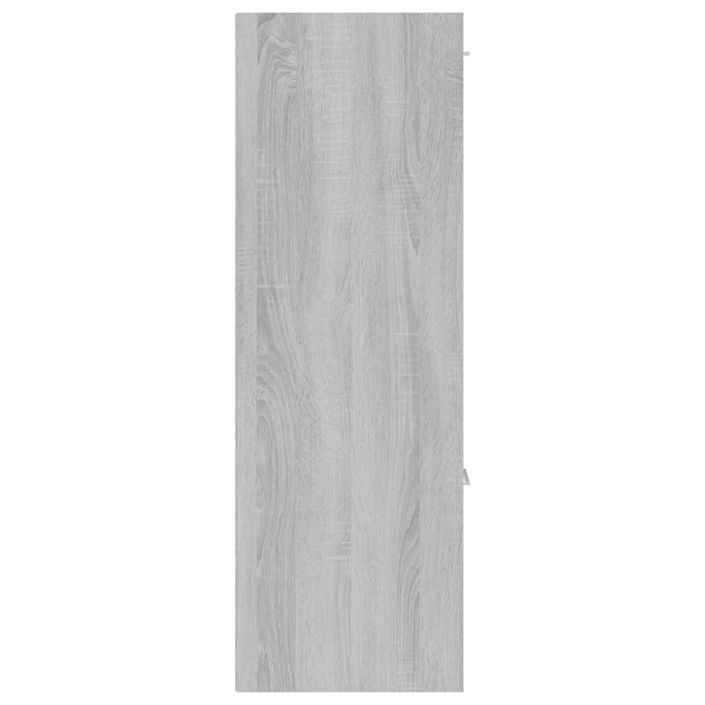 Armoire de rangement Sonoma gris 60x29,5x90 cm - Photo n°4