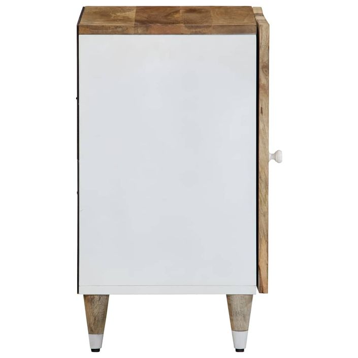 Armoire de salle de bain 38x33,5x58 cm bois massif de manguier - Photo n°4