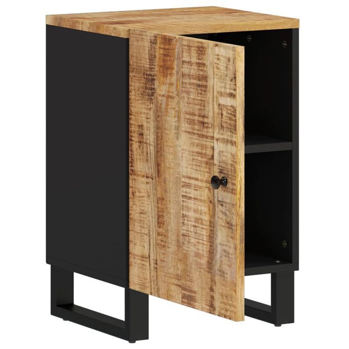 Armoire de salle de bain 38x33x58 cm bois massif de manguier - Photo n°3