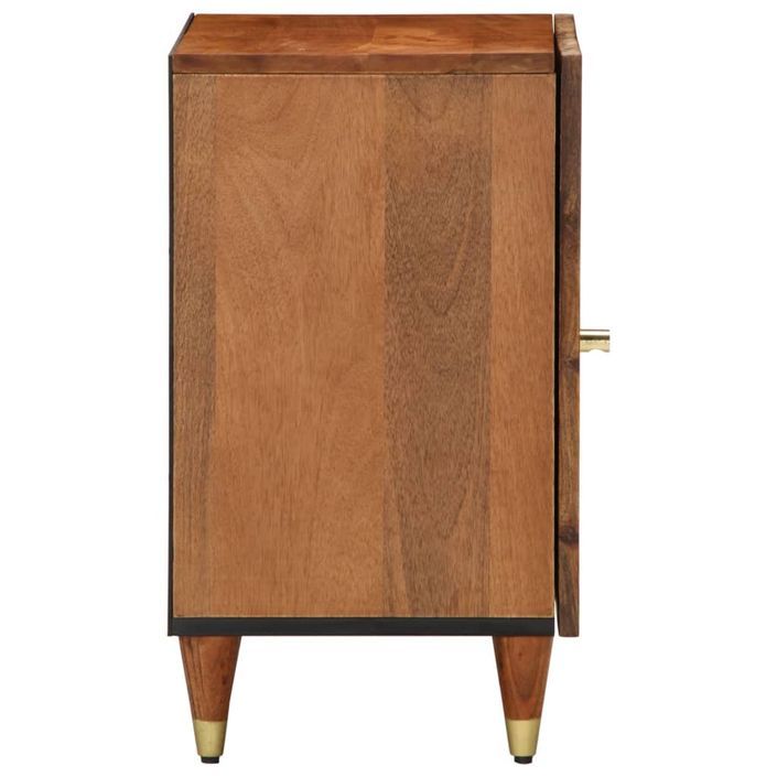 Armoire de salle de bain 38x33x58 cm bois massif de manguier - Photo n°4