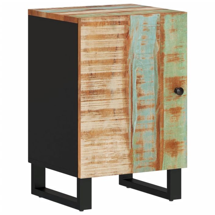 Armoire de salle de bain 38x33x58cm bois massif de récupération - Photo n°2