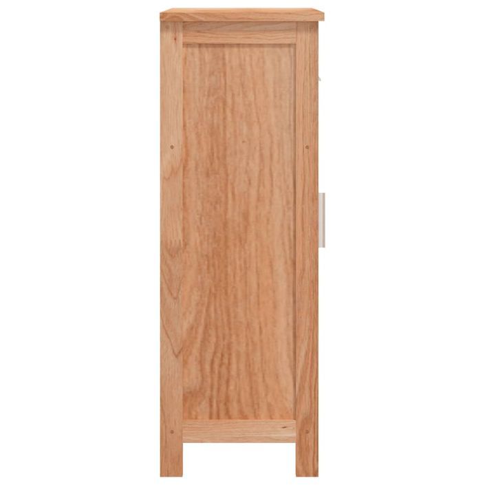 Armoire de salle de bain 42x29x82 cm Bois massif de noyer - Photo n°5