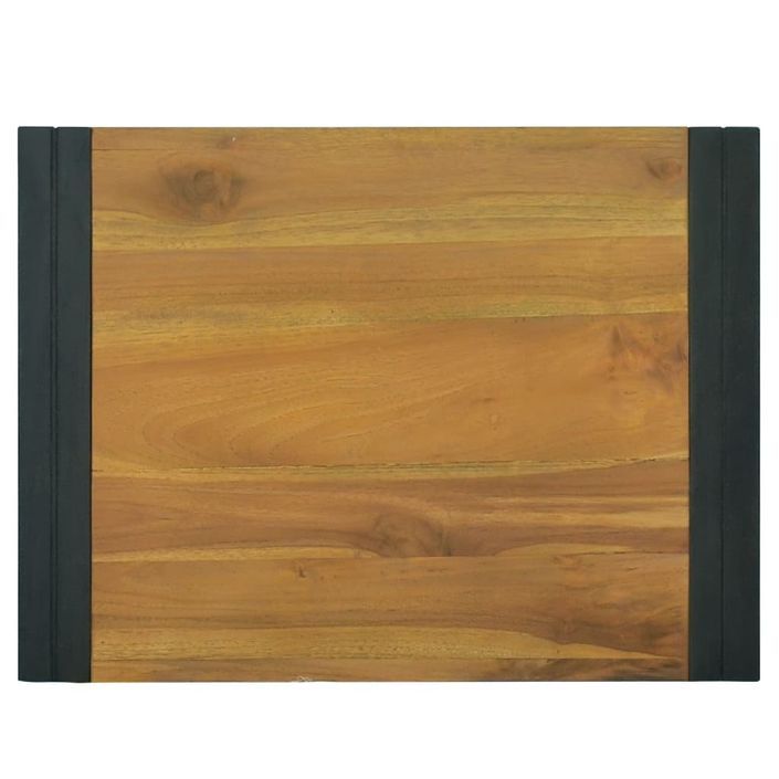 Armoire de salle de bain 60x45x35 cm Bois de teck solide - Photo n°4