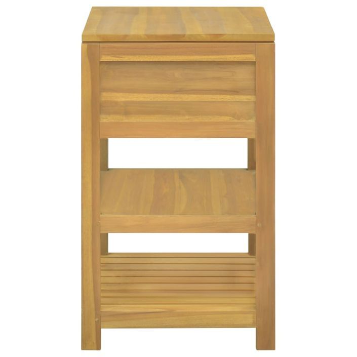 Armoire de salle de bain 60x45x75 cm Bois de teck solide 2 - Photo n°4