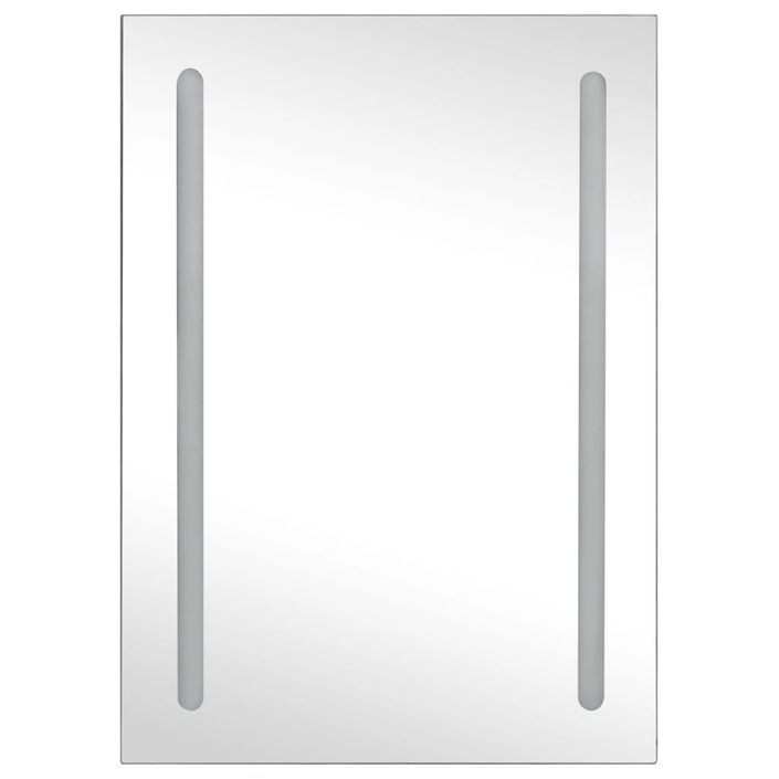 Armoire de salle de bain à miroir à LED 50x13x70 cm - Photo n°5