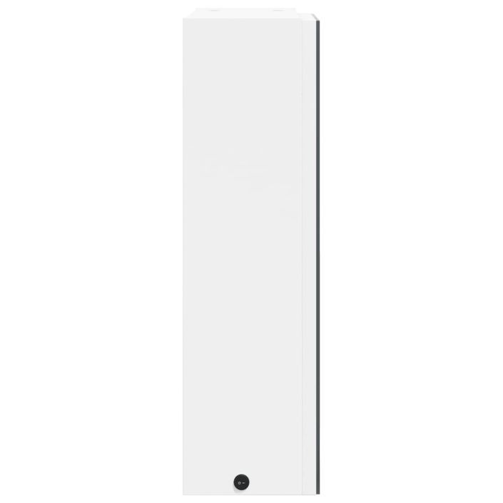 Armoire de salle de bain à miroir avec LED blanc 45x13x52 cm - Photo n°7