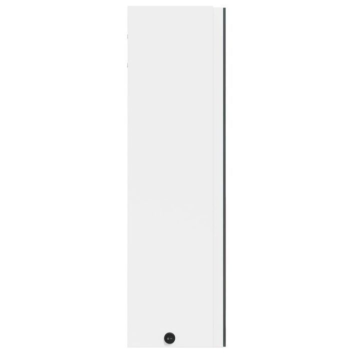 Armoire de salle de bain à miroir avec LED blanc 60x13x52 cm - Photo n°7