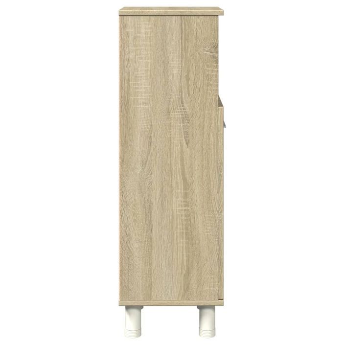 Armoire de salle de bain chêne sonoma 30,5x30x95 cm - Photo n°5