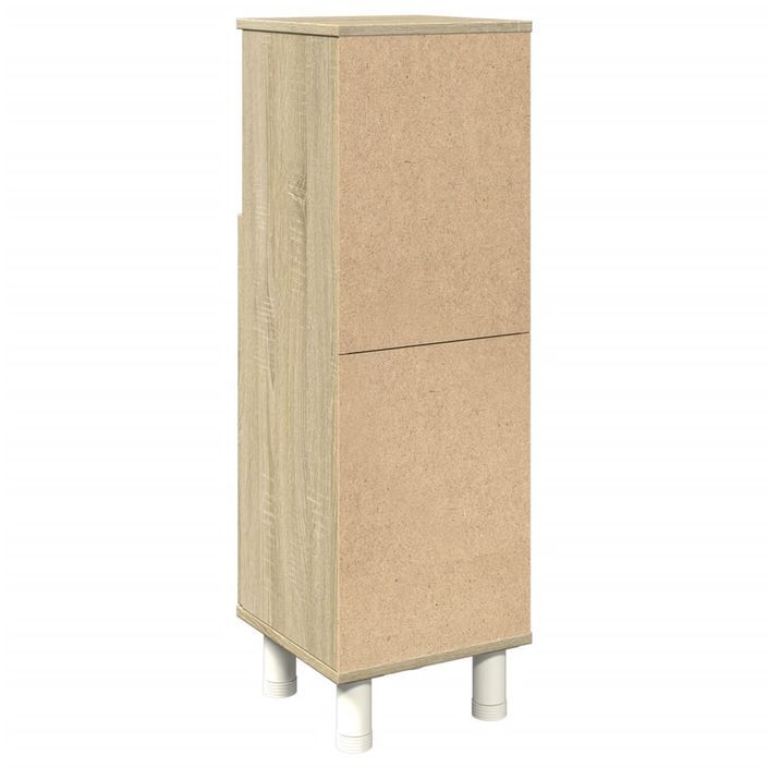 Armoire de salle de bain chêne sonoma 30,5x30x95 cm - Photo n°6