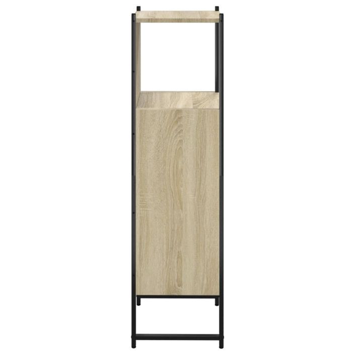 Armoire de salle de bain chêne sonoma 33x33x120,5 cm - Photo n°7