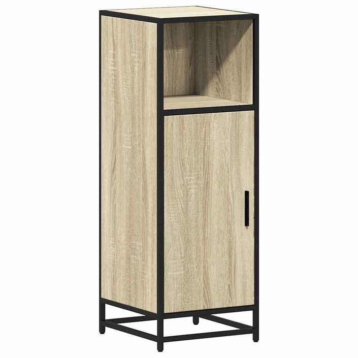 Armoire de salle de bain chêne sonoma 35x37,5x100 cm - Photo n°2