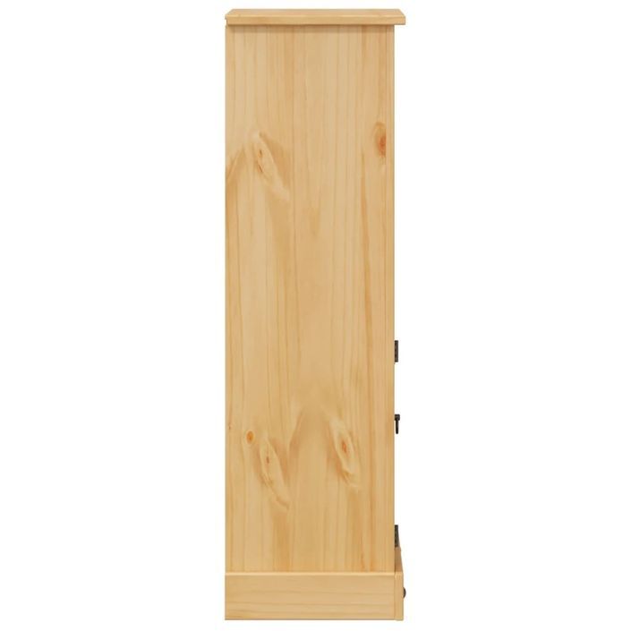 Armoire de salle de bain Corona 45x33x110 cm bois de pin massif - Photo n°6