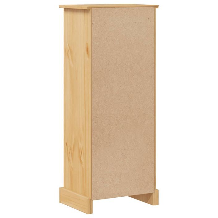 Armoire de salle de bain Corona 45x33x110 cm bois de pin massif - Photo n°7