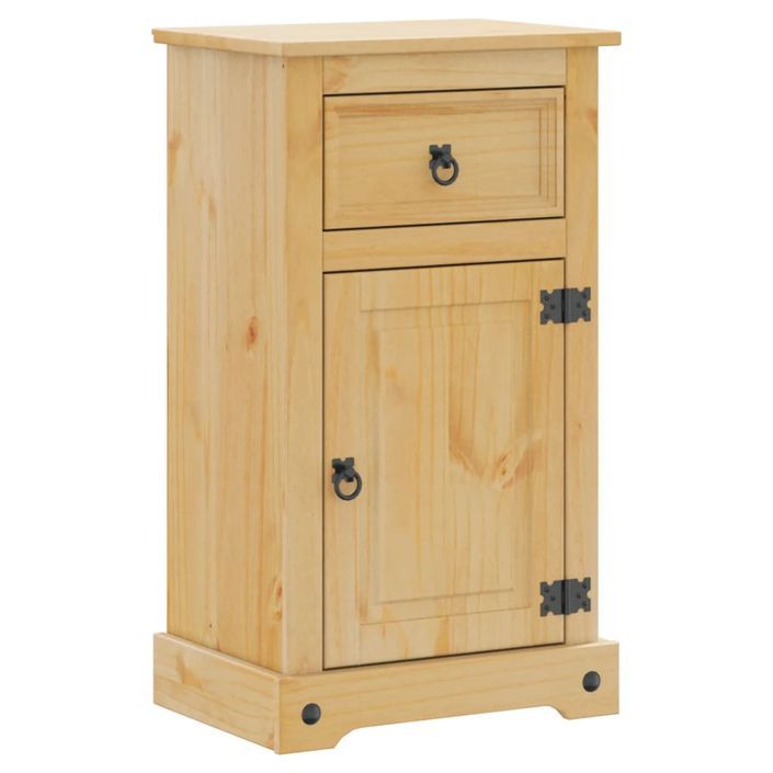 Armoire de salle de bain Corona 45x33x80 cm bois de pin massif - Photo n°2